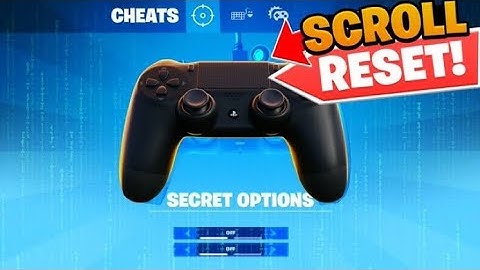 *NEW* How To SCROLL WHEEL RESET On Controller Fortnite + Edit FASTER On Controller (PS4/PS5/XBOX/PC)