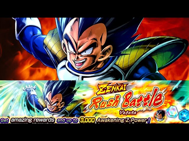 Dragon Ball Legends - Hero Vegeta Rising Rush Gameplay (DBL01-18H)