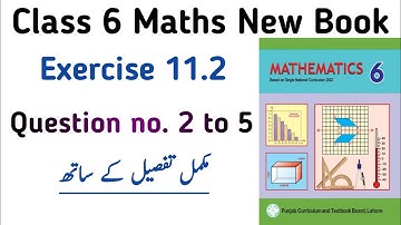 Exercise 11.2 Class 6 New Book | Chapter 11 Ex 11.2 Class 6 Math Question no 2,3,4,5 | Learning Zone
