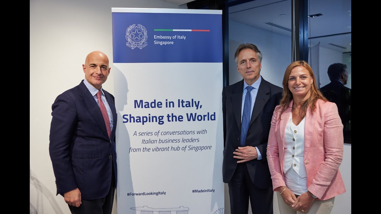 MADE IN ITALY SHAPING THE WORLD: Andrea Bonomi CEO of Investindustrial and Nele Cornelis of EuroCham