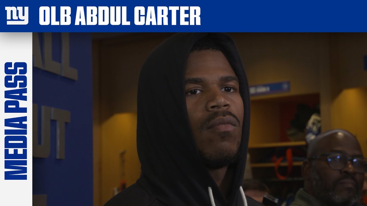 Abdul Carter: "We’ve got to finish and do our job" | New York Giants