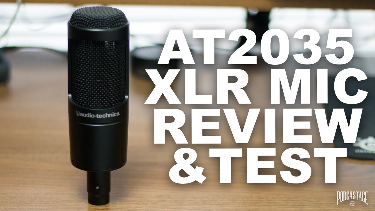 Audio Technica AT2035 XLR Condenser Mic Review Test YouTube
