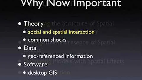 Spatial Econometrics