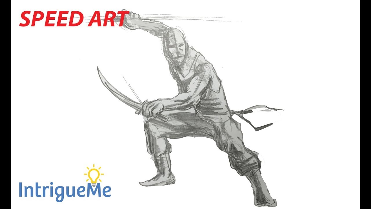 Medieval Elf with Spear stock illustration. Illustration of magical -  92400134