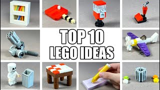 TOP 10 Easy LEGO Building Ideas Anyone Can Make