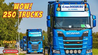 WOW! 250 Trucks in One Huge Run 🚛🔥 (Part 1)