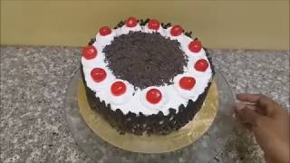 Eggless black forest cake in tamil/ tamil