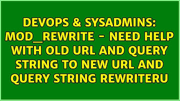 Mod_Rewrite - Need Help With Old Url And Query String To New Url And Query String RewriteRu