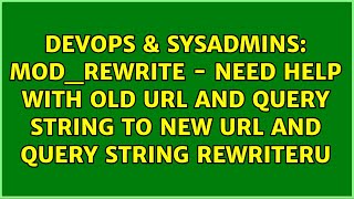Mod_Rewrite - Need Help With Old Url And Query String To New Url And Query String RewriteRu