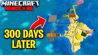 I Survived 300 Days on a SURVIVAL ISLAND in 1.20 Hardcore Minecraft