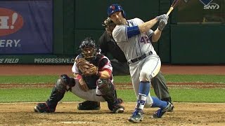 NYM@CLE: Walker hits first homer as righty since 2014
