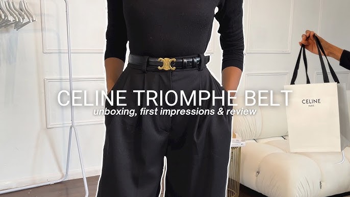 This Is How Influencer Femmeblk Styles Celine's Iconic Triomphe Belt