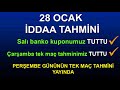 3 ŞUBAT İDDAA TAHMİNLERİ  Banko kuponlar için öneriler ...