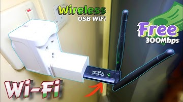 Free Wireless Wi-Fi 300 Mbps | Setup and Speed Test USB Wi-Fi Repeater