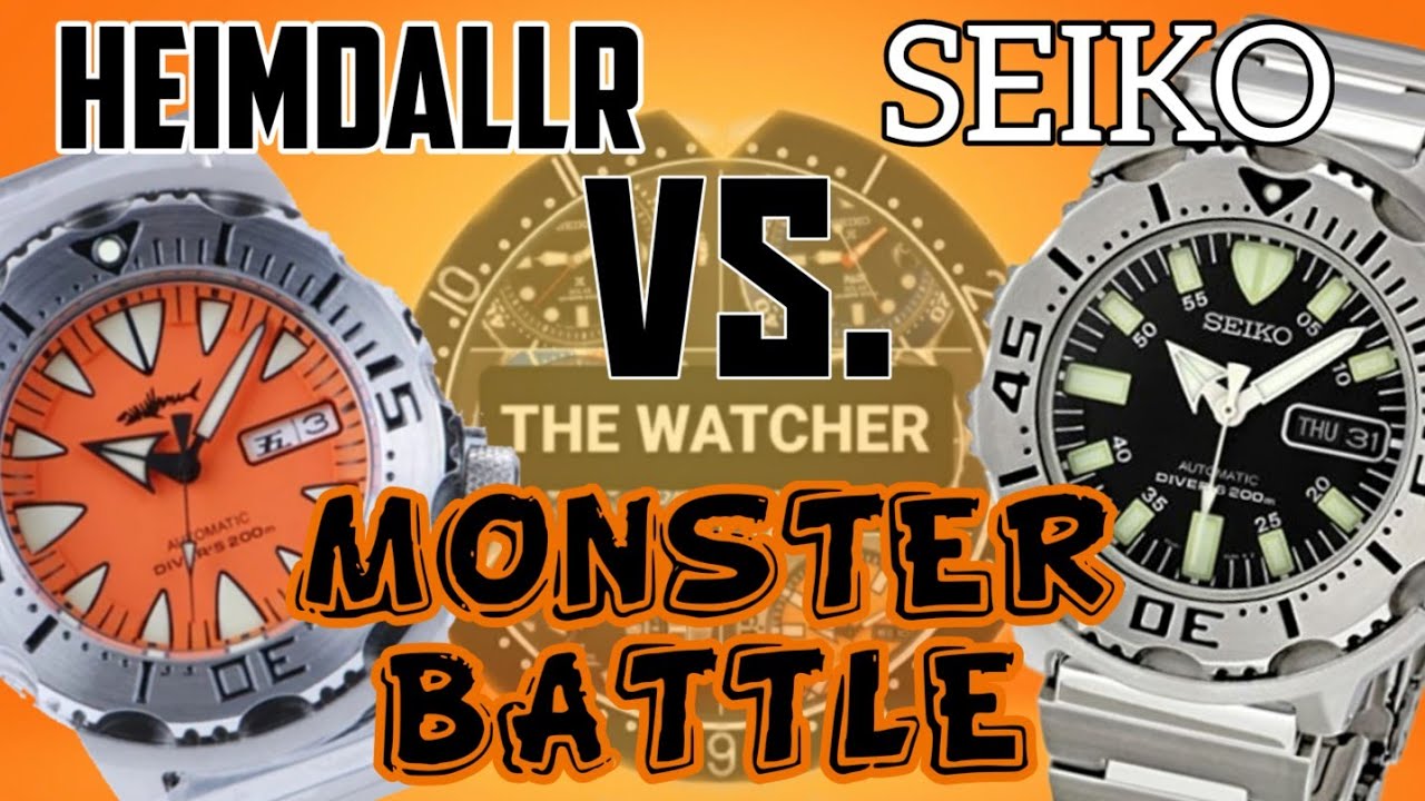 ⭐Heimdallr VS. Seiko - Monster Battle!⭐ Full comparison | The Watcher -  YouTube