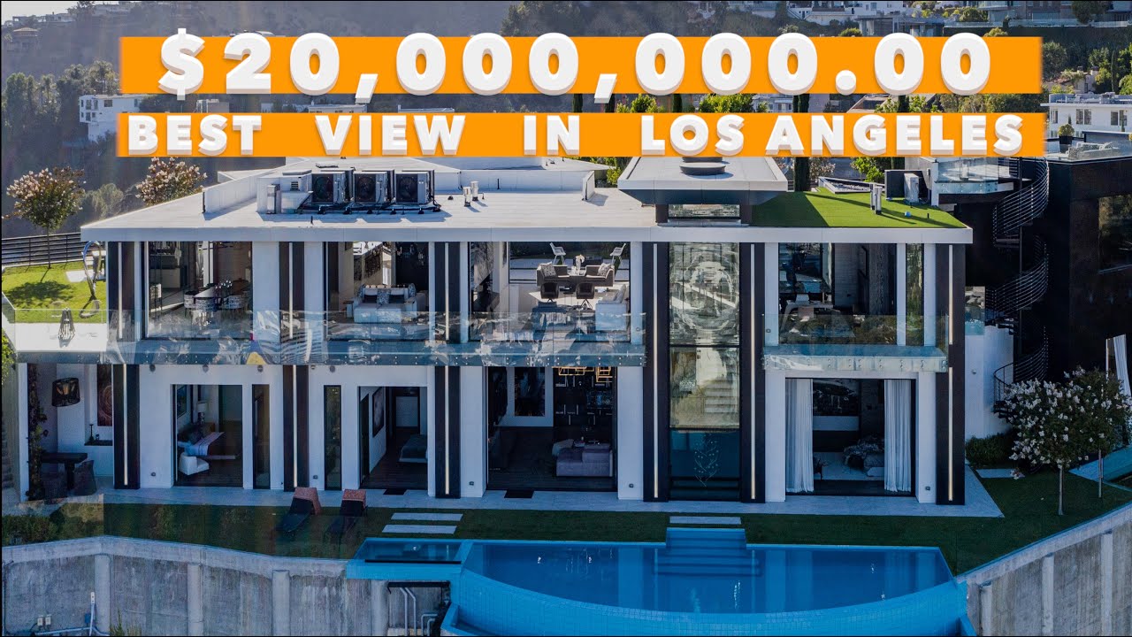 $20 Million - Luxury Home with the Best View in Los Angeles  - DroneHub