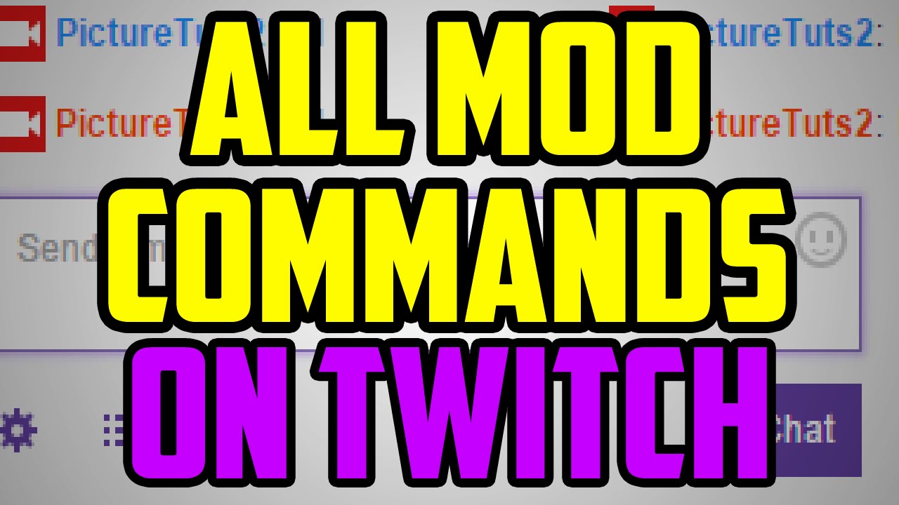 Twitch Moderator Tutorial All Mod Commands On Twitch Tv Delete Messages Ban Unban Clear Chat Youtube