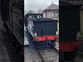 Skillfully done token exchange at Damens between footplate crew and signalman on KWVR