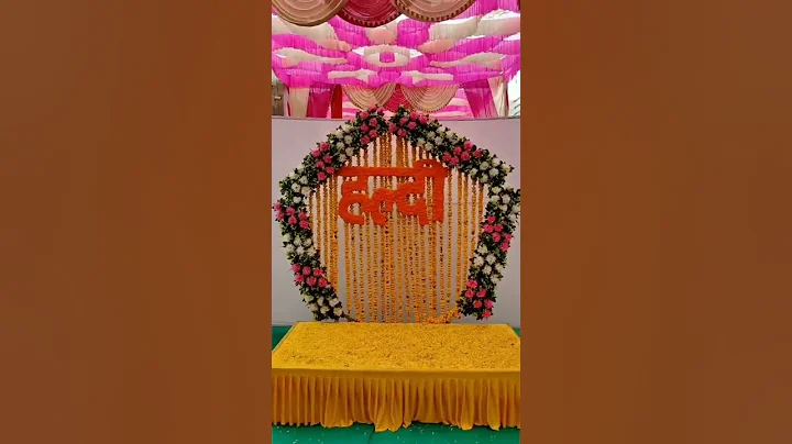 #haldi #haldiceremony #haldidecoration #haldidecor #decoration #decor #decorating #event #wedding