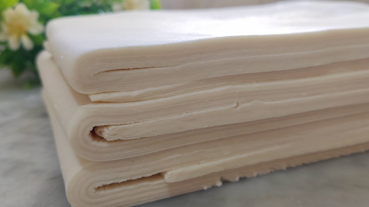 عجينة المورقة🌛pâte feuilletée#عجينة_مورقة #pâte_feuilletée