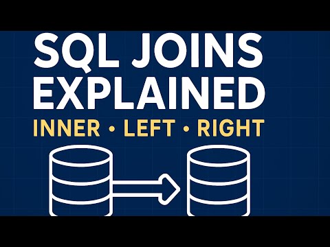 Joining Tables in SQL Explained: INNER, LEFT & RIGHT JOIN (Simple Tutorial)