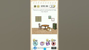 braintest level 293||there is a ghost somewhere, help me find it||tricky puzzle