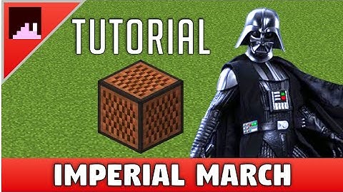 The Imperial March Minecraft Noteblock Tutorial | Star Wars Noteblock Tutorial