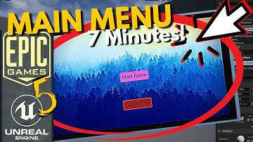 Unreal Engine 5 Tutorial: Simple Main Menu #ue5 #unrealenginetutorial