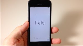 Here's a setup guide on how to start using your iphone 5s and setting
up touch id. follow this tutorial brand new in no ti...