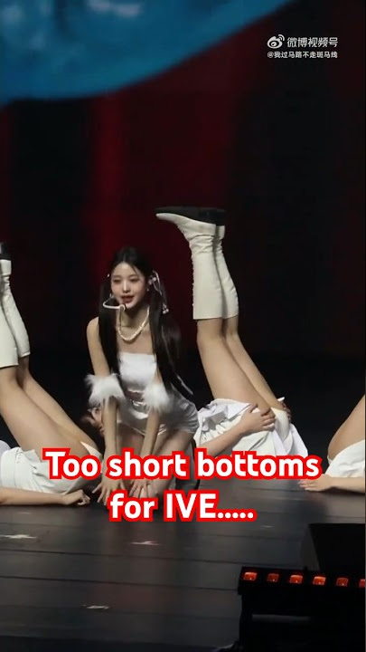 IVE skirts are too SHORT for this posture…🤯 #shorts #ive #kpop #liz #wonyoung #leeseo
