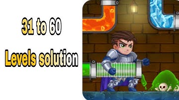 Hero Pipe Rescue_Water Puzzle_gameplay_walkthrough levels solution 1 to 30