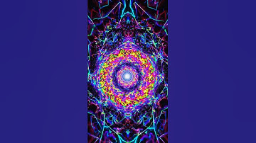 Neon Psychedelic Geometry Journey | Infinite Cosmic Spirals & Sacred Geometry Visions | Cyberpunk