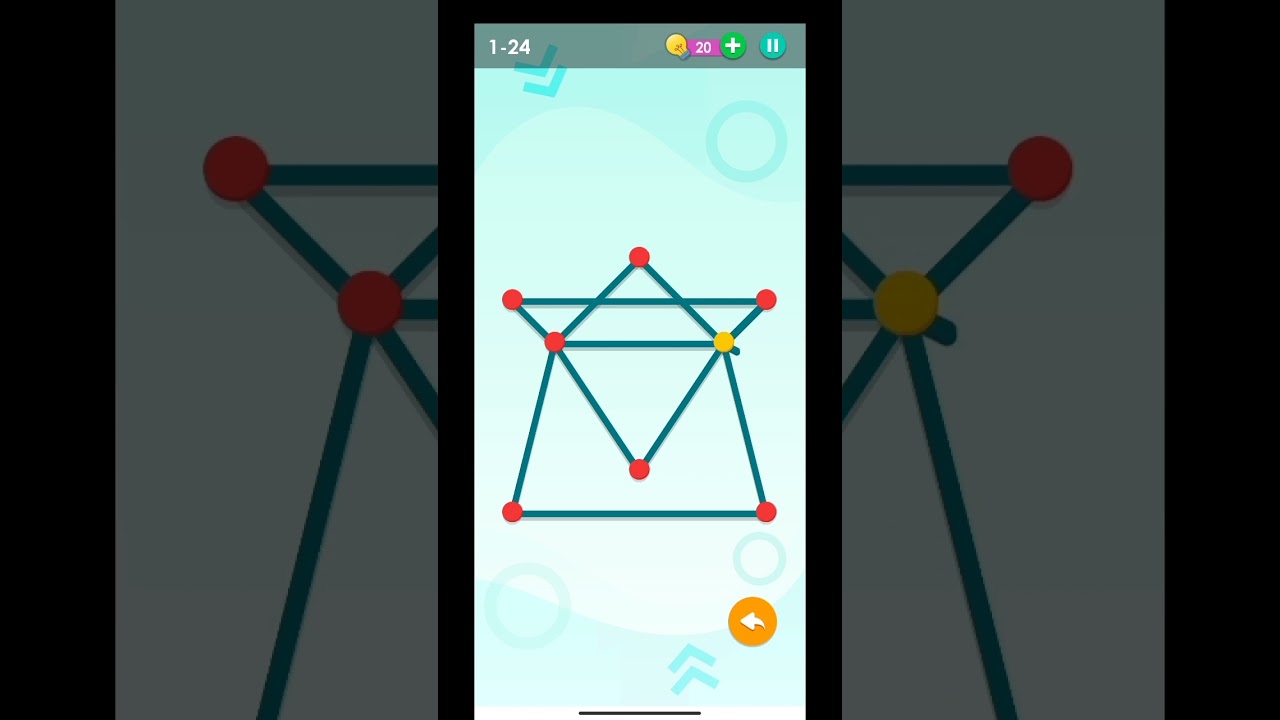 One Line Simple Gameplay video 21-30 levels 