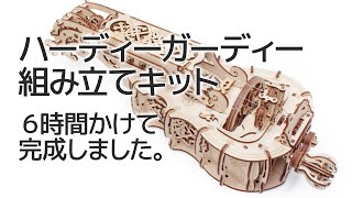 ハーディガーディ組み立てキット【Hurdy Gurdy】６時間かけて完成しました！ #手作り楽器 #DIY #組み立てキット