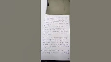 Written Statement notes