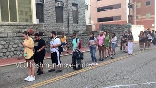 VCU freshmen move-in day
