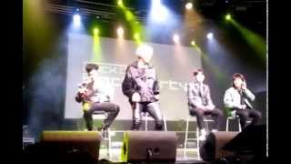 Zico writes his name with his butt-BlockB in Milan