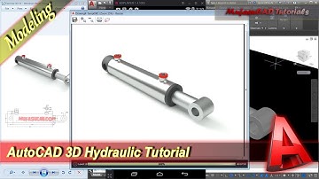 AutoCAD 3D Modeling Hydraulic Tutorial Exercise 31