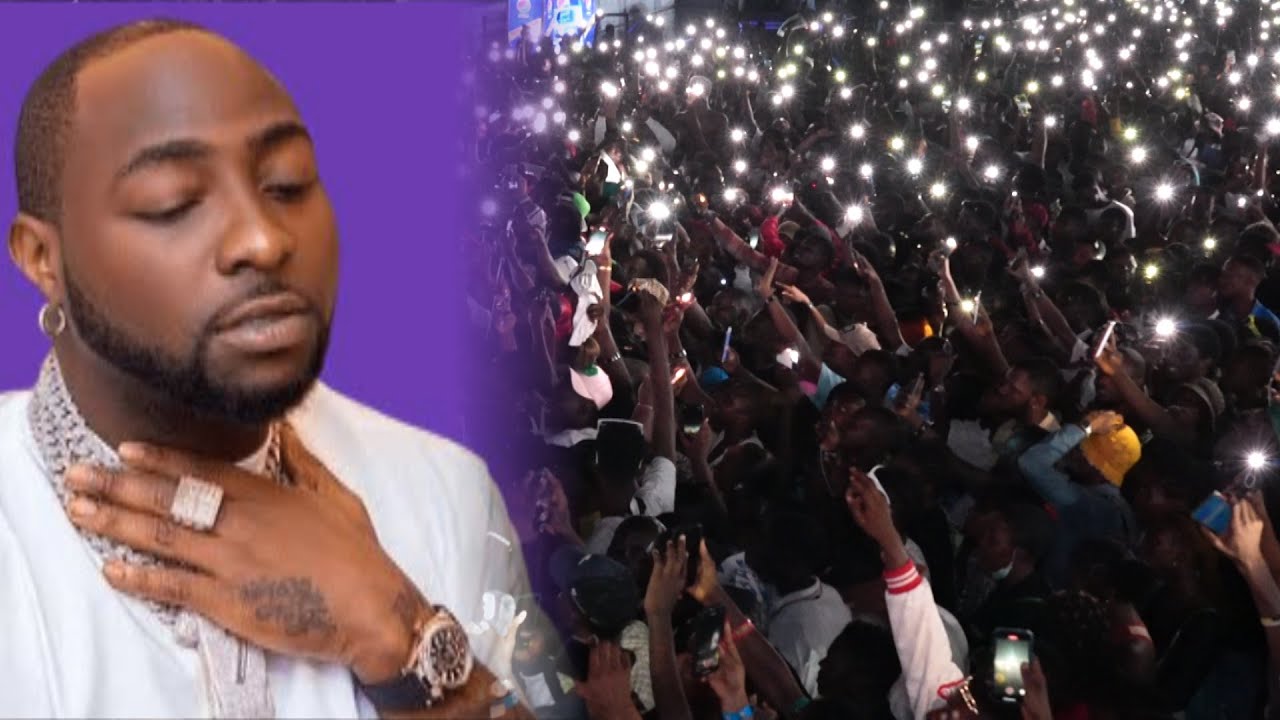 Massive Davido Fans Light Up Concert In His Honor