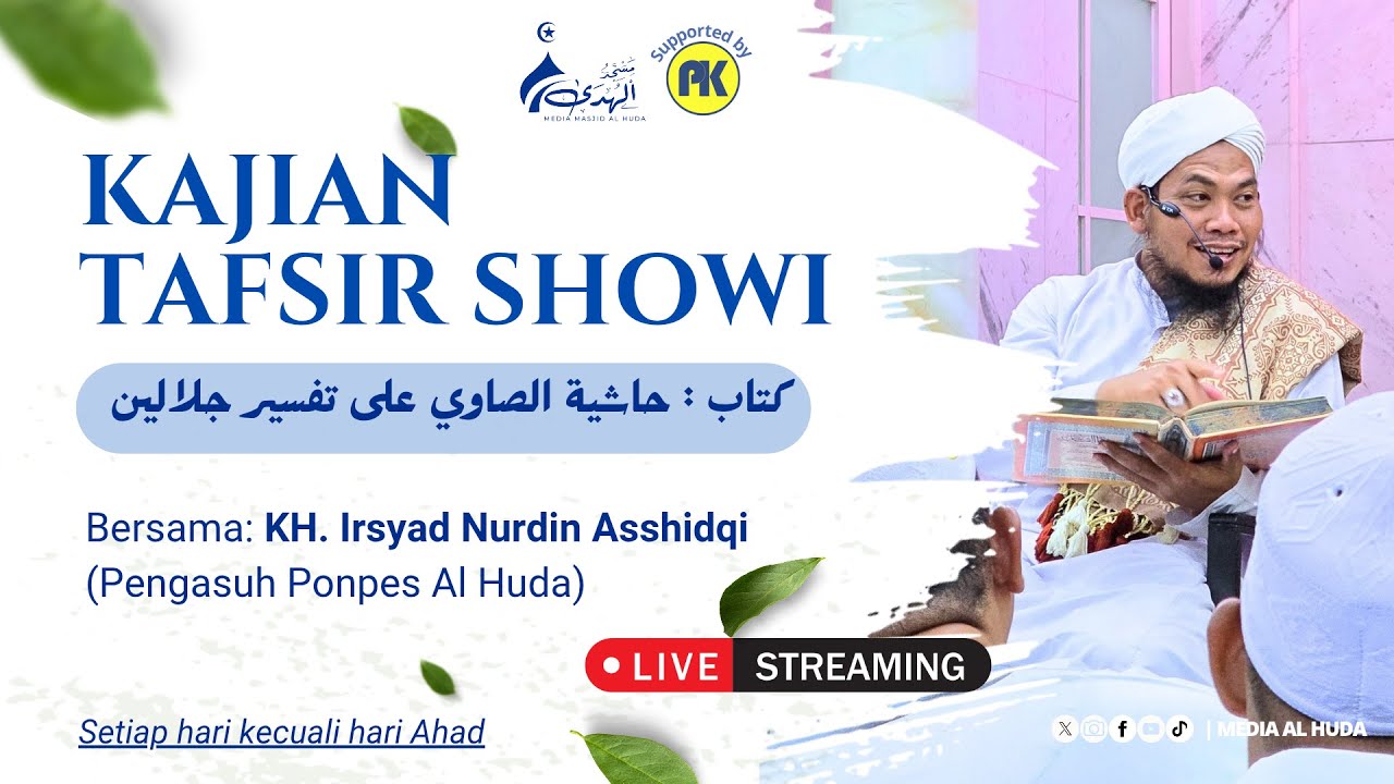 [🔴LIVE] KAJIAN RUTIN SUBUH | Kitab Tafsir Showi oleh KH. Irsyad Nurdin Asshidqi | Senin26 Jan 2026