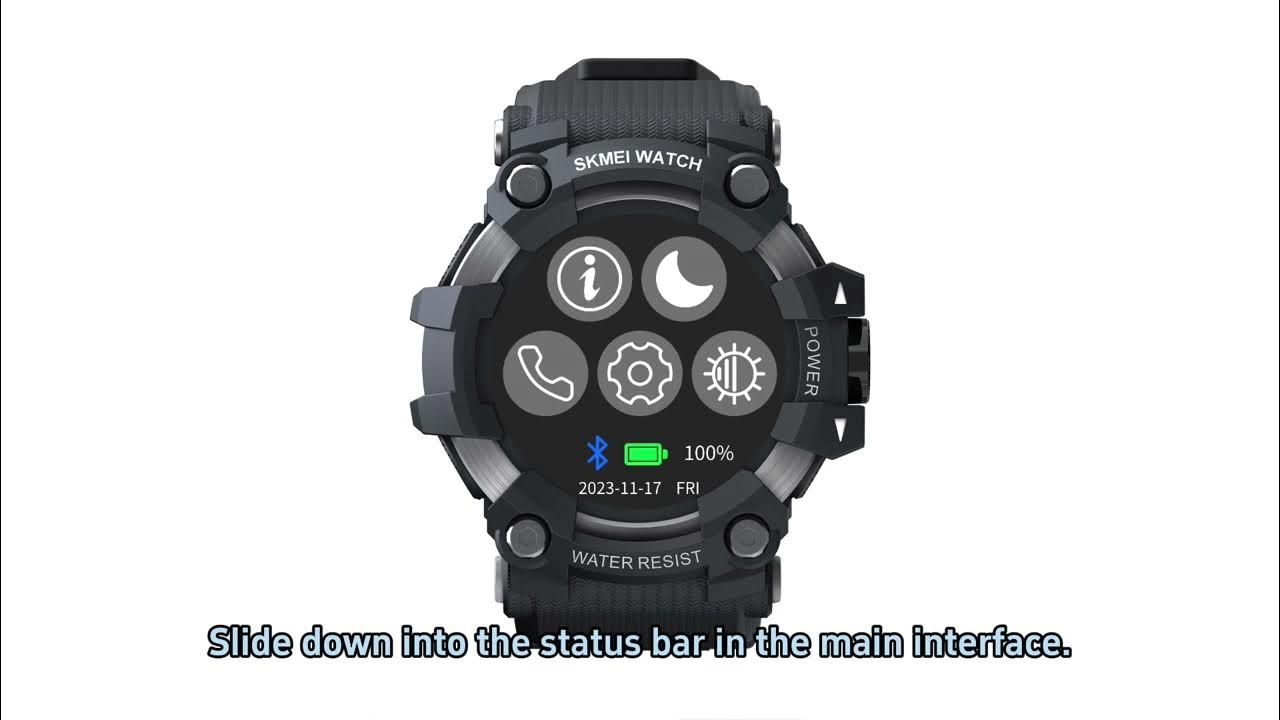 How to operate SKMEI S231 Smart watches instruction YouTube