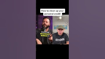 How to clean up your personal credit
