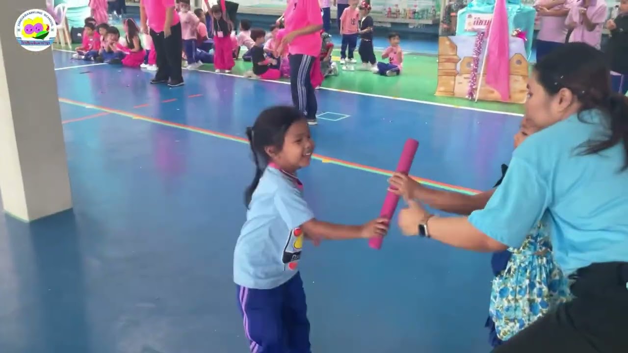 บรรยากาศกิจกรรมกีฬาสีอนุบาล