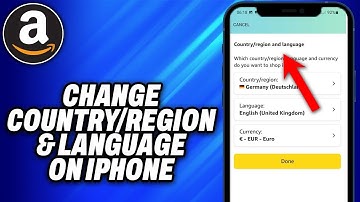How To Change Country  Region Language on Amazon App on iPhone (2025) - Easy Fix