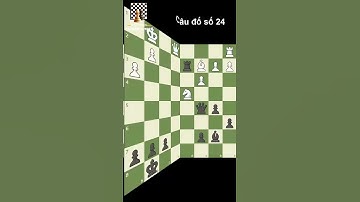 10 Vạn Câu đố Cờ Vua - Câu đố số 24 (Chess Puzzzles #24)