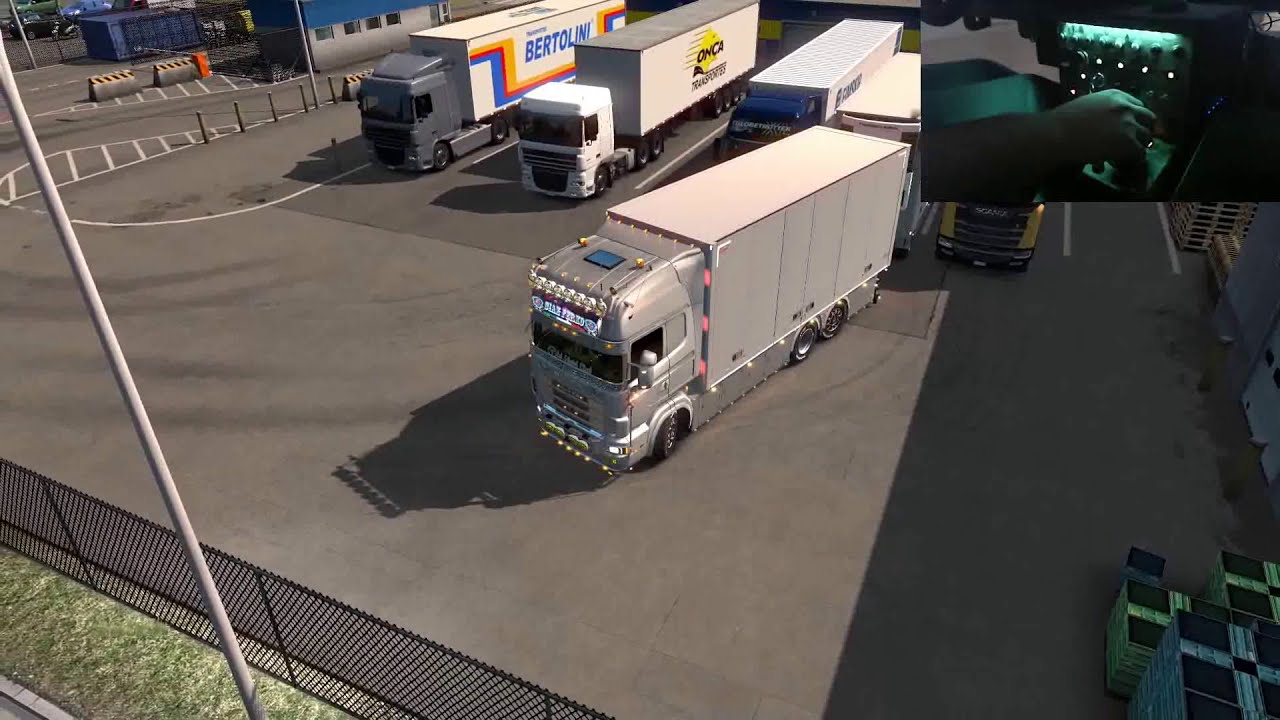 ETS2 giornata difficile - scania autotreno - euro truck simulator 2  gameplay ITA logitech g29 #18#