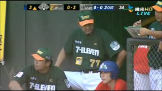 20120708 CPBL 林恩宇復出首戰 第3局