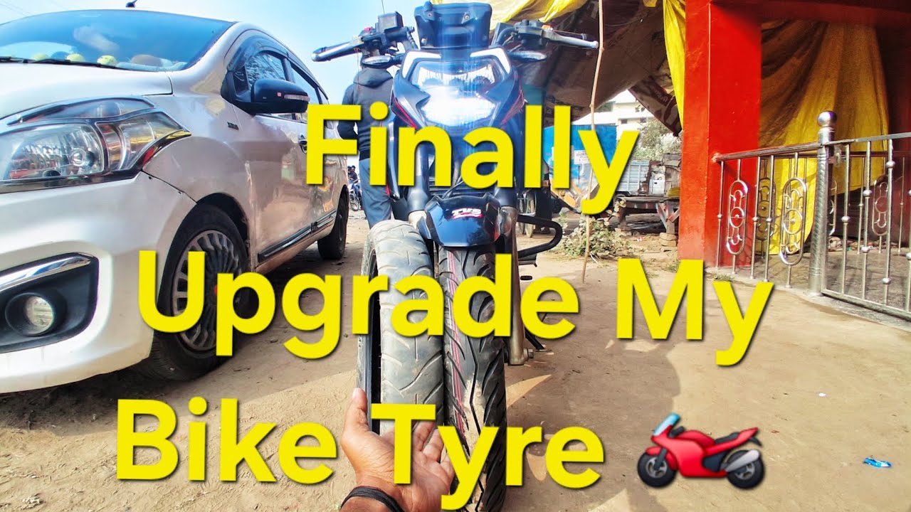 Finally Upgrade my Bike Front tyre  