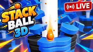 Stack ball 3D Live Stream 🎮 | Endless stack ball Challenge! 🔥 screenshot 1