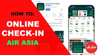How To : Online Check-in Using AirAsia Move App | March 2024